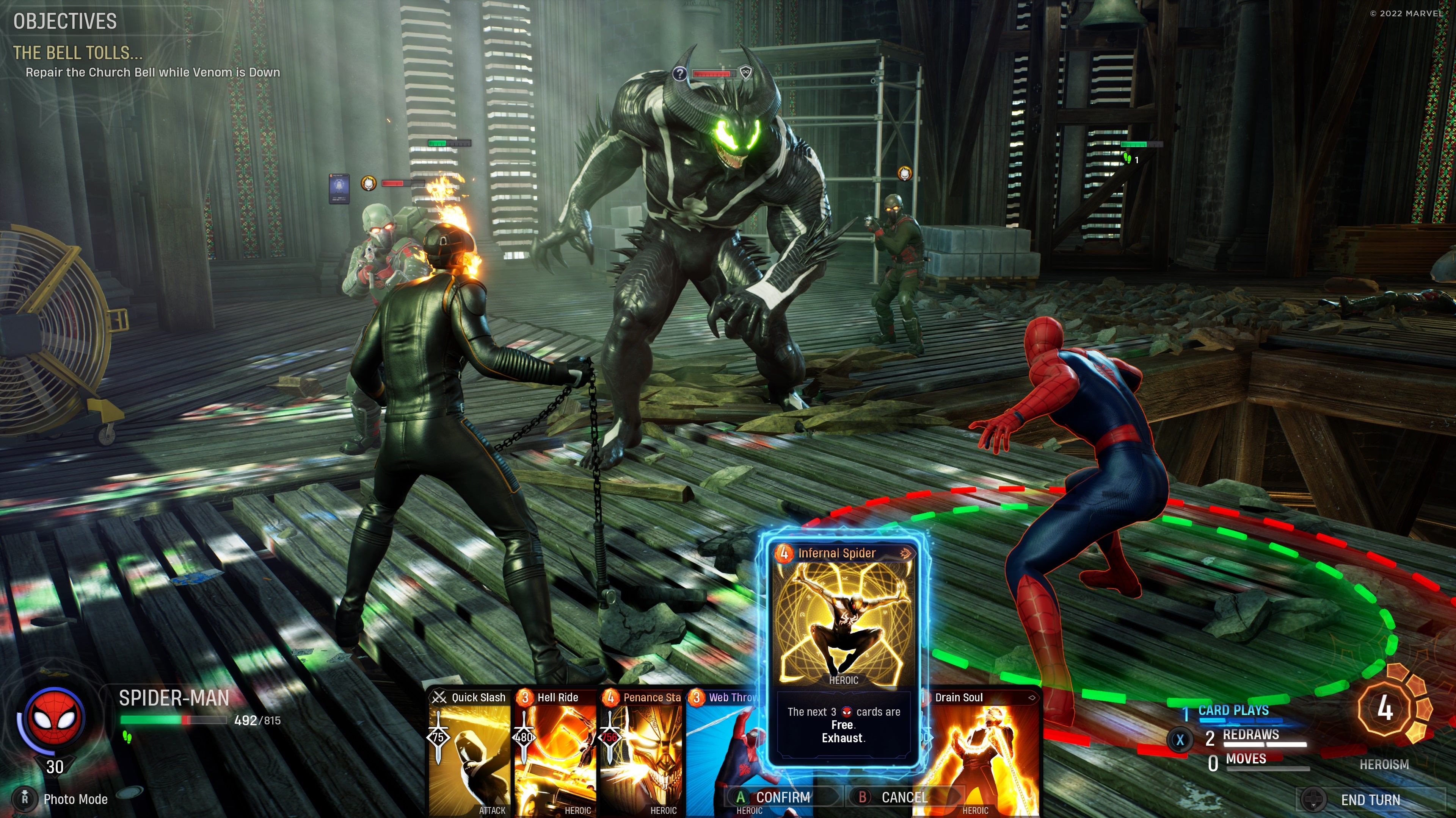 Marvel s Midnight Suns Screenshots Spider Man vs. Fallen Venom