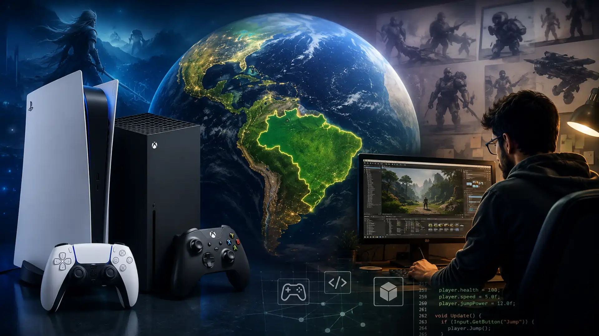 Por que o Brasil consome tanto, mas produz tão poucos videogames